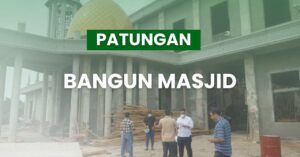 Patungan Bangun Masjid yang Hancur